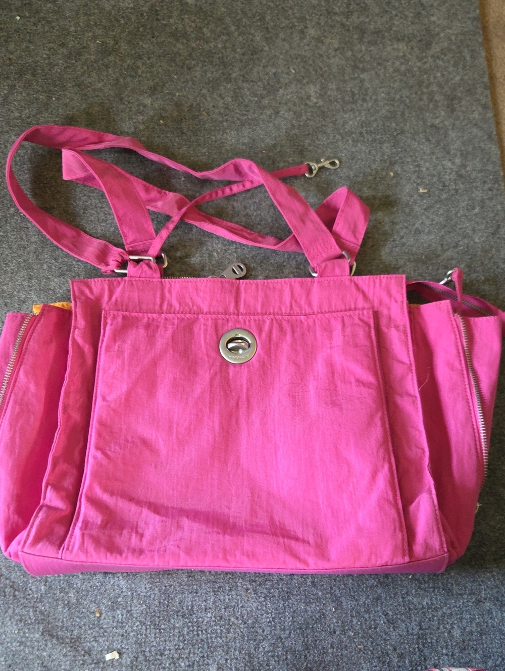 Baggallini Hot Pink Women's Shoulder Tote Bag